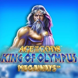 Slots logo of Age Of The Gods: King of Olympus Megaways from Origins at Spinzen Casino