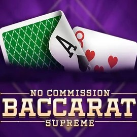 Baccarat Supreme slot logo by OneTouch Games at Spinzen Casino