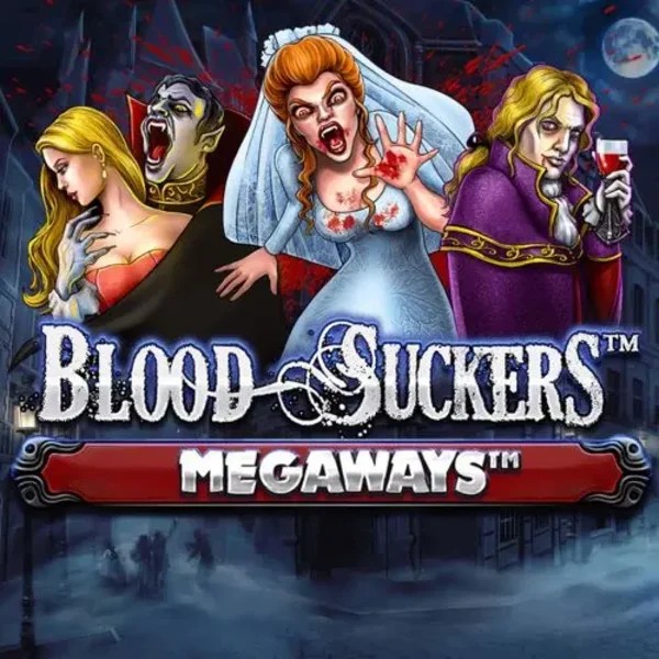 Blood Suckers Megaways online game logo by Red Tiger Gaming on spin-zen.eu