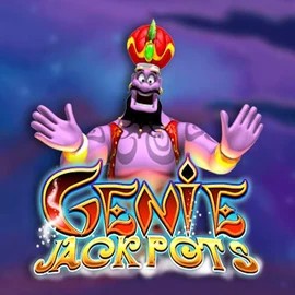 Genie Jackpots slot logo by Blueprint Gaming at Spinzen Casino