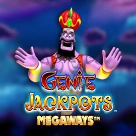 Genie Jackpots Megaways casino game by Blueprint Gaming – featured logo at Spinzen Casino