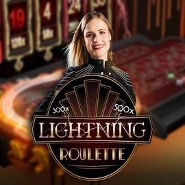 Live Casino logo of Lightning Roulette from Evolution at Spinzen Casino