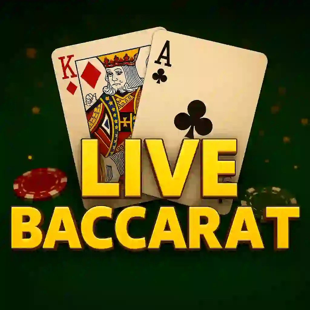 Live Baccarat logo – Live Casino by Evolution at Spinzen Casino