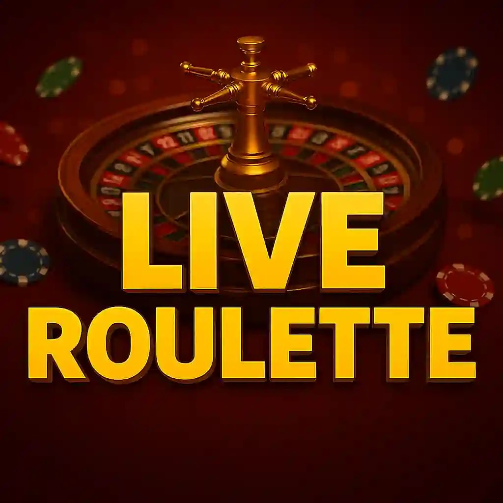 Live Roulette slot logo by Evolution at Spinzen Casino
