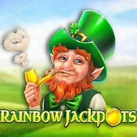 Rainbow Jackpots logo by Red Tiger Gaming at Spinzen Casino