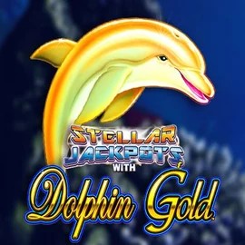 Dolphin Gold with Stellar Jackpots by Lightning Box Game, showcased at spin-zen.eu – game logo