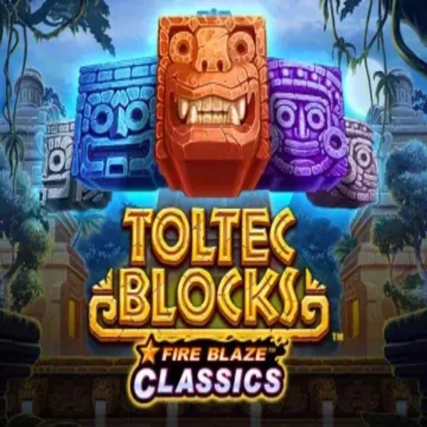 Fire Blaze: Toltec Blocks slot icon by Rarestone Gaming, available at Spinzen Casino